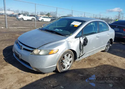 2007 Honda Civic Lx from USA, damaged, VIN 1HGFA16527L137709